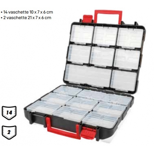 CASSETTA DOPPIA X MINUTERRIA MM 310X350X135 LTI