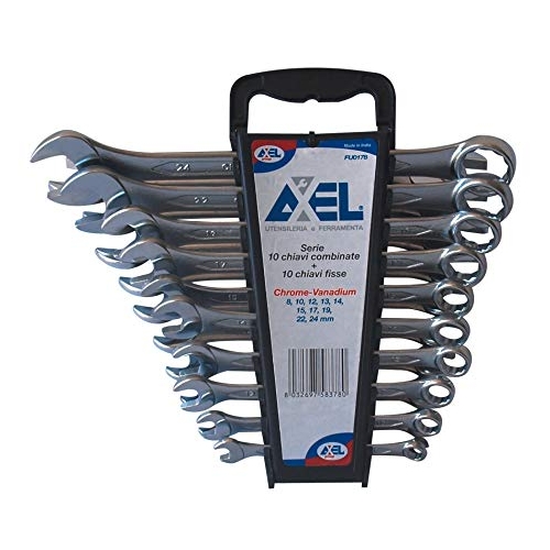CHIAVI COMBINATE CROMO VANADIO CONFEZIONE PZ.17