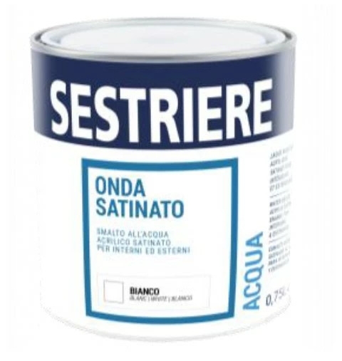 SMALTO ONDA AD ACQUA SMALTATO SATINATO SESTRIERE
