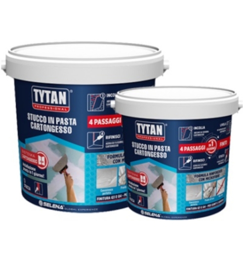 STUCCO IN PASTA PER CARTONGESSO DA KG 5 TYTAN