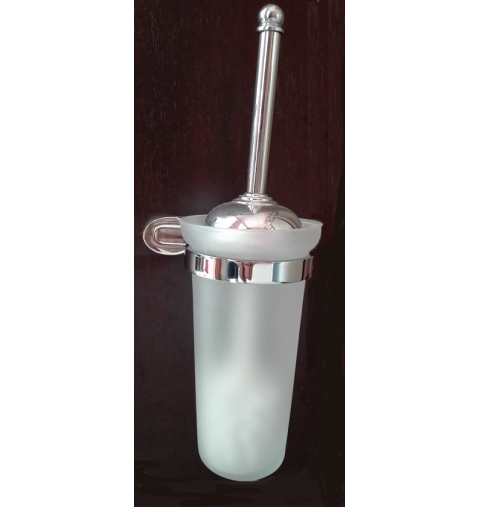 ACCESSORI BAGNO LINEA ELLISSE PORTASCOPINO CROMO