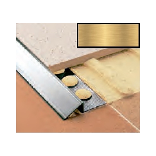 PROFILO N-NIVEL ALLUMINIO ORO MM 2500X10 MATE-12