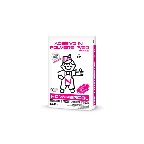 COLLANTE P20 BIANCO KG.5 SACCO