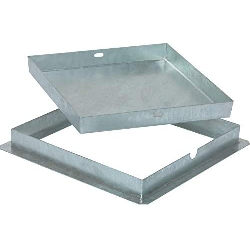 CHIUSINO SIGILLO ZINCATO PESANTE PER POZZETTO ALTEZZA MM 80