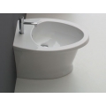 SANITARI COPPIA CITY BIDET MONOFORO VASO CON SEDILE COLORE BIANCO APPOGGIO A TERRA