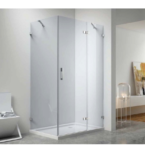 BOX DOCCIA CHOPIN 1 ANTA FISSA APERTURA 1 ANTA BATTENTE MM 8