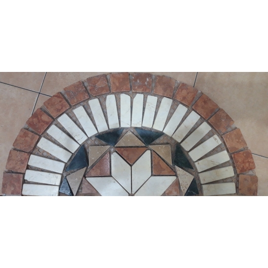 600X300 ROSONE TRAVERTINO MIX TONDO E/10-S