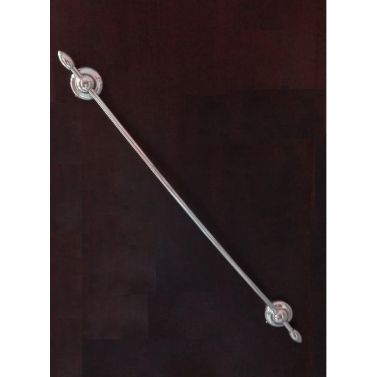 ACCESSORI BAGNO LINEA ECO OLIVA P/ASCIUGAMANO GRANDE OTTONE CROMATO