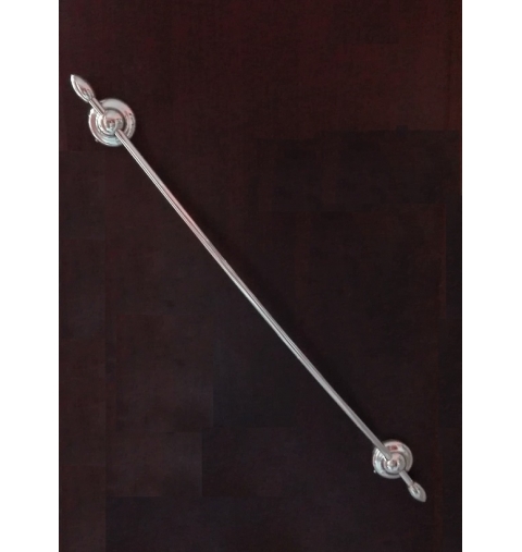 ACCESSORI BAGNO LINEA ECO OLIVA P/ASCIUGAMANO GRANDE OTTONE CROMATO