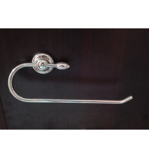 ACCESSORI BAGNO LINEA ECO OLIVA P/ASCIUGAMANO PICCOLO OTTONE CROMATO