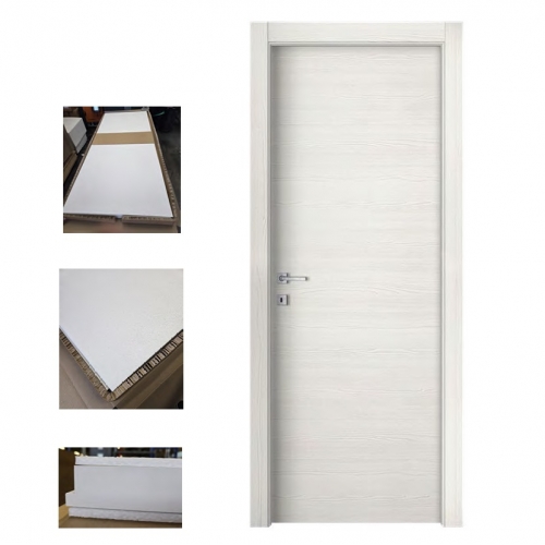 PORTA ANTA BATTENTE REVERSIBILE DA INTERNO OLMO BIANCO EFFETTO VENATO