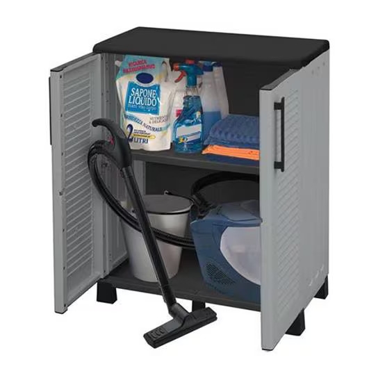 ARMADI PLASTICA FAMILY 2 ANTE PORTASCOPE CM 68x37x90h