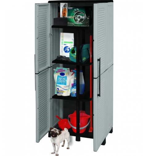 ARMADI PLASTICA FAMILY 2 ANTE PORTASCOPE CM 68x38x169h