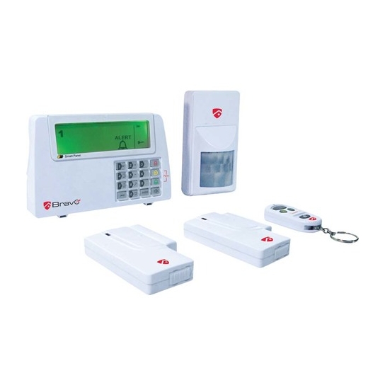 SISTEMA ALLARME WIRELESS SCUDO CONTATTI MAGNETICI PORTE-FINESTRE BRAVO