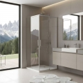 BOX DOCCIA DI DESIGN IN CRISTALLO