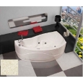 VASCA VENERE CM 170X70/90 ASIMMETRICA FINITURA CROMO PANNELLO FRONTALE