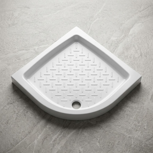 PIATTO DOCCIA H11 SEMICIRCOLARE IN CERAMICA BIANCO