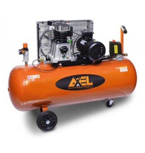 COMPRESSORE AXEL LITRI 100 HP.2 CON CINGHIA