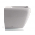 SANITARI COPPIA SHUI BIDET MONOFORO VASO CON SEDILE SCARICO BIDIREZIONALE COLORE BIANCO INSTALLAZIONE A TERRA