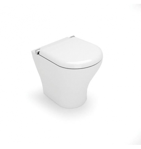 SANITARI ZERO VASO BIANCO A TERRA CON SCARICO BIDIREZIONALE