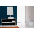 SANITARI PICCADILLY VASO BIANCO A TERRA CON SCARICO BIDIREZIONALE