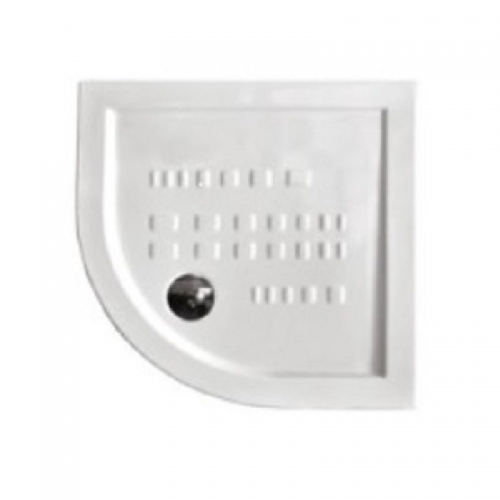 PIATTO DOCCIA IN CERAMICA H6 SEMICIRCOLARE BIANCO
