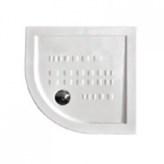 PIATTO DOCCIA IN CERAMICA H6 SEMICIRCOLARE BIANCO