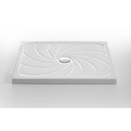 PIATTO DOCCIA PIANO ELY H 6 IN CERAMICA BIANCO