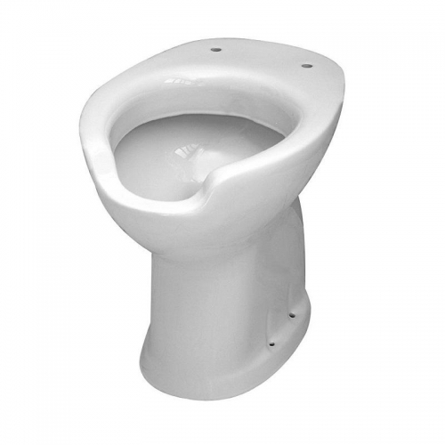 VASO BIANCO DISABILI CON APERTURA FRONTALE SCARICO A TERRA
