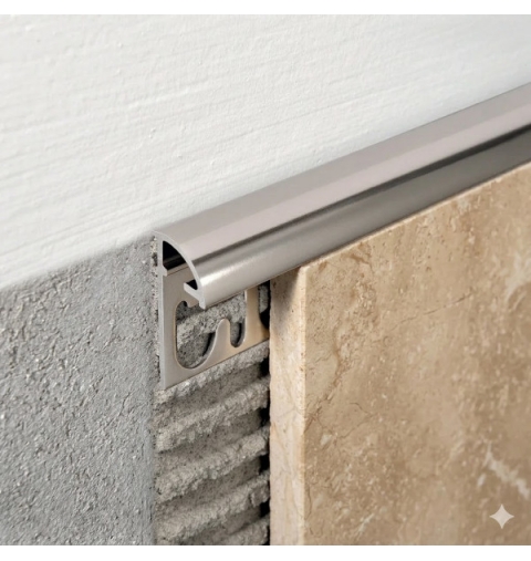 PROFILO JOLLY ALLUMINIO STONDATO MM 10X2500