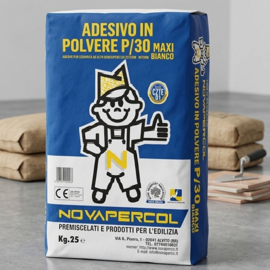 COLLANTE P/30+S1 GRIGIO KG.25 SACCO NOVAPERCOL