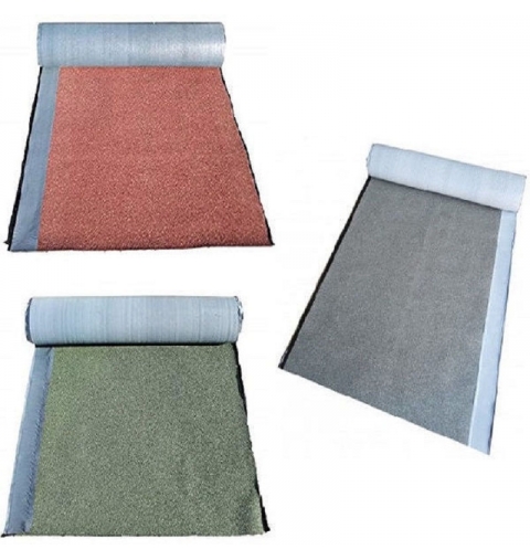 GUAINA ARDESIATA MEMBRANA IMPERMEALIZZANTE BITUMINOSA KG 4 FLEX -5° ROTOLO 10 MT