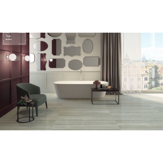 LINEA ARMONIA TAUPE GRES PORCELLANATO SMALTATO CM 60X120 RETTIFICATO CONFEZIONE MQ 1,44