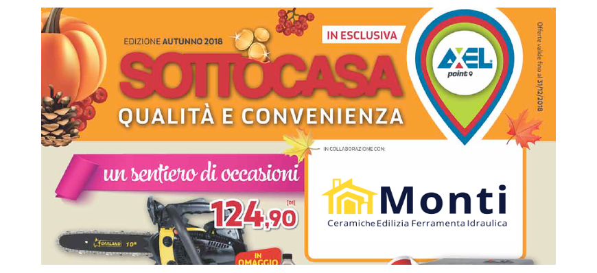 Axel Point Volantino Sottocasa Autunno 2018